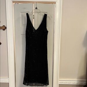 Chic Black Sleeveless Mini Dress